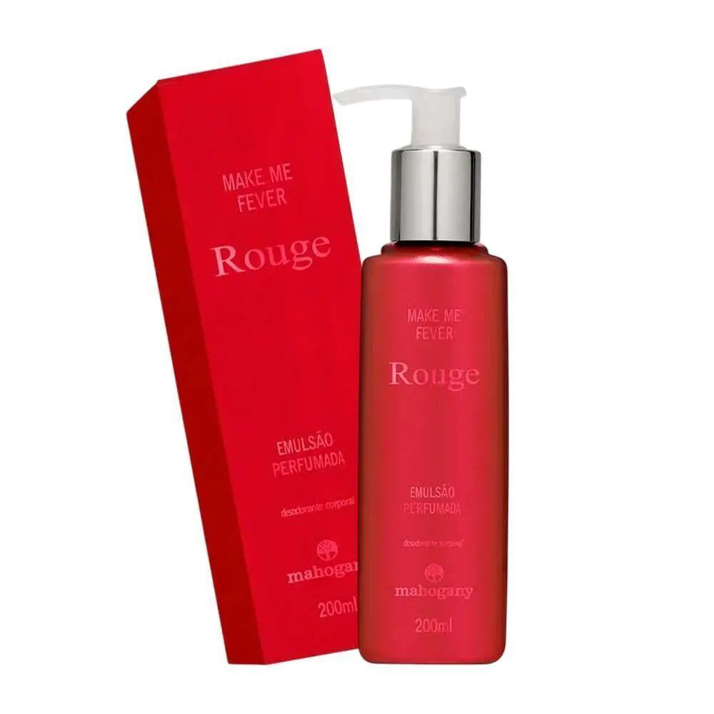 Hidratante Corporal Make Me Fever Rouge Mahogany 200ml