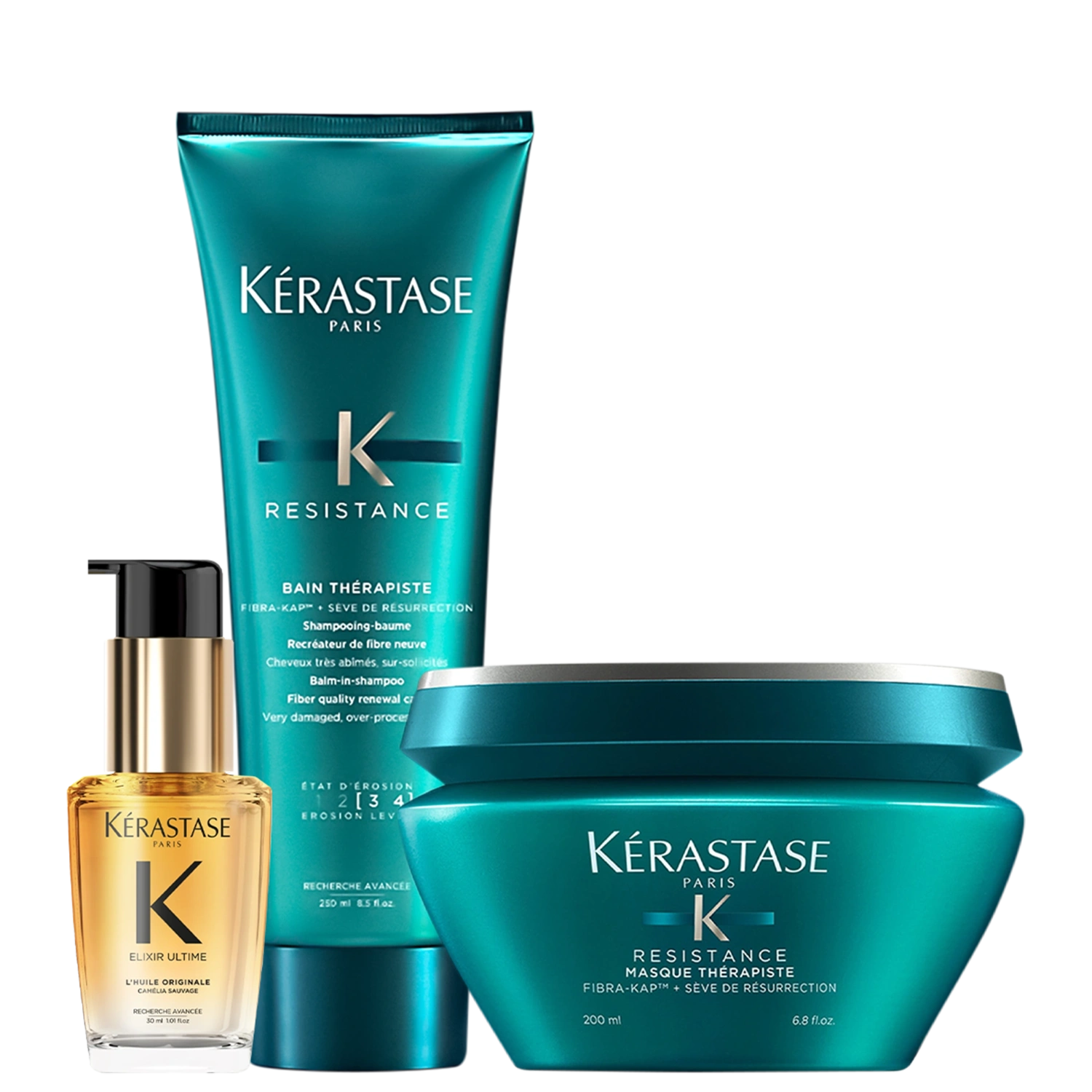 Kit Kérastase Résistance Elixir Ultime L’Huile Originale (3 Produtos)