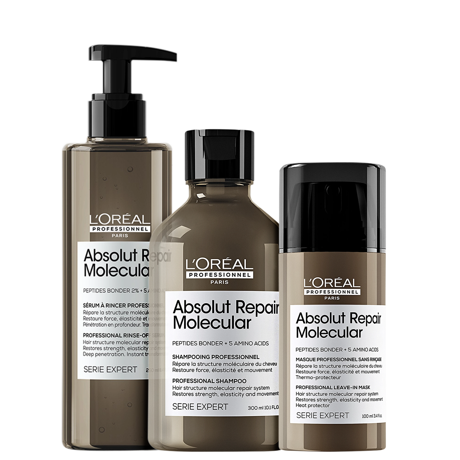 Kit L’Oréal Professionnel Absolut Repair Molecular Total (3 Produtos)