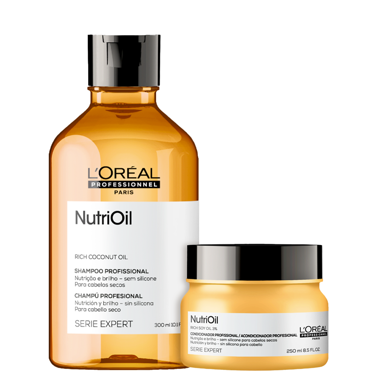 Kit L’Oréal Professionnel Serie Expert NutriOil Treatment (2 Produtos)