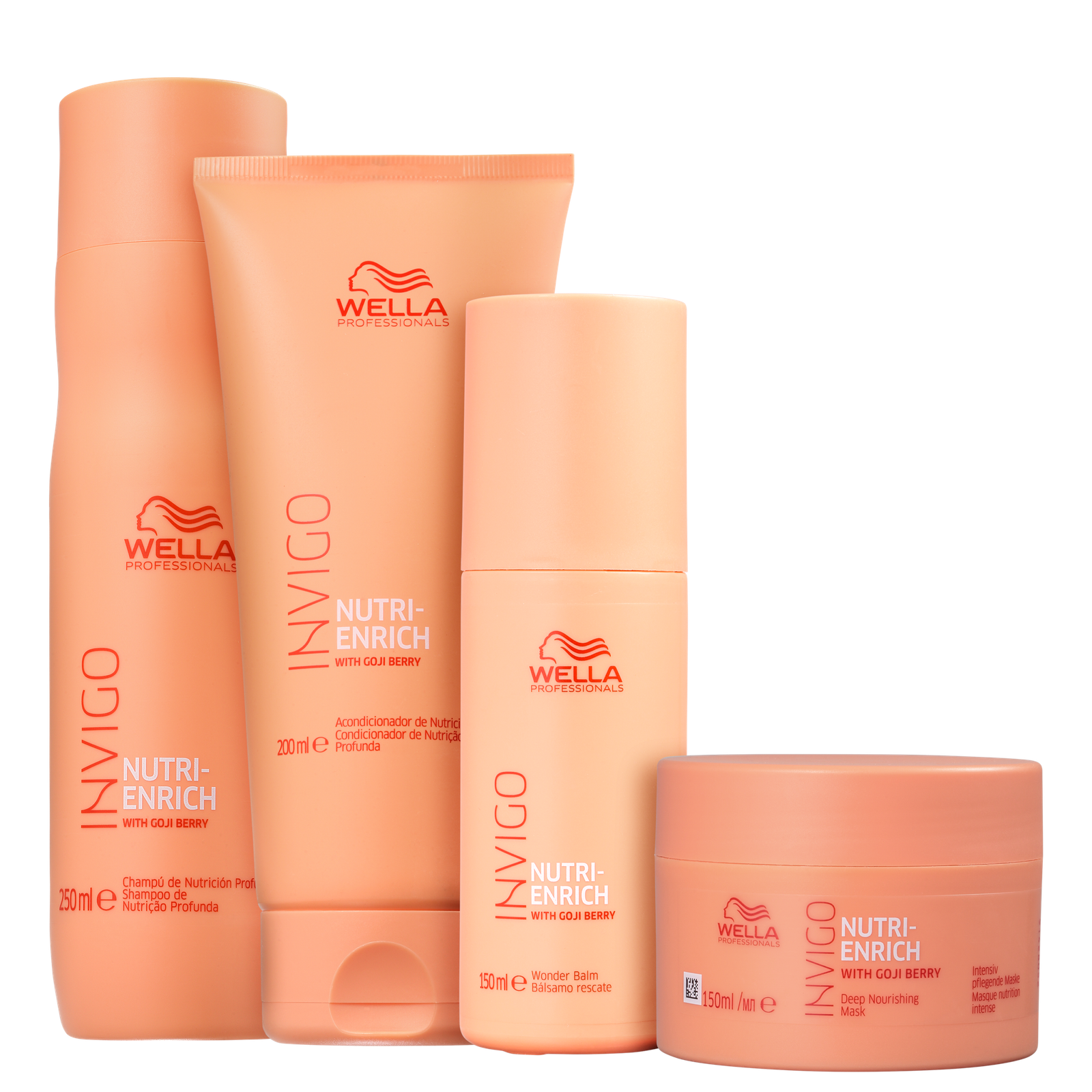 Kit Wella Professionals Invigo Nutri-Enrich Wonder Balm (4 Produtos)