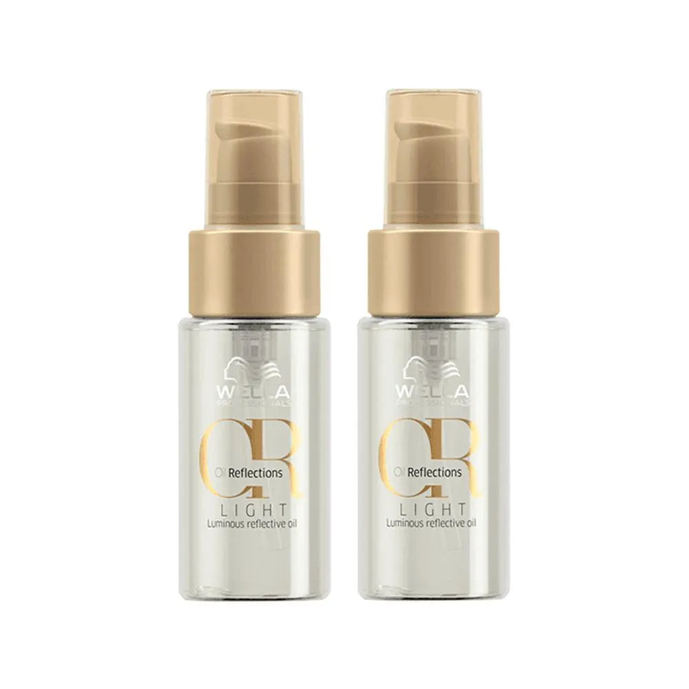 Kit Wella Professionals Oil Reflections Light Óleo Capilar 30ml – 2 unidades