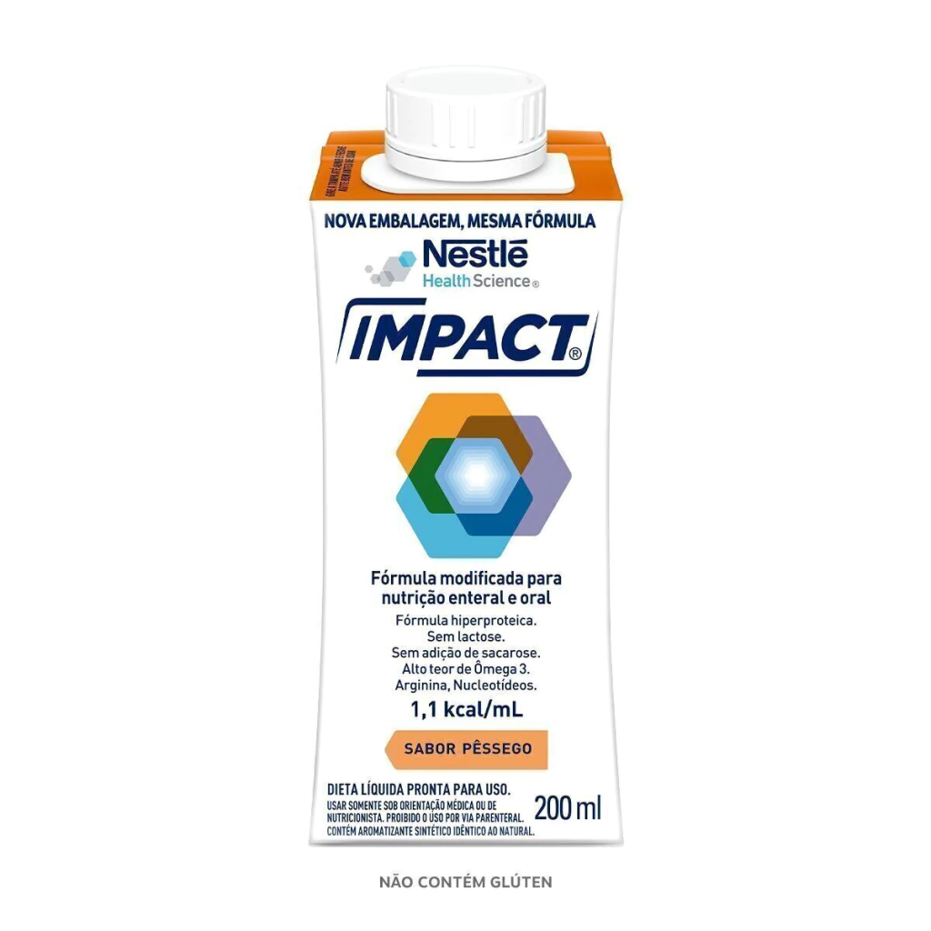 Nutrição Enteral E Oral Impact Pêssego 200Ml