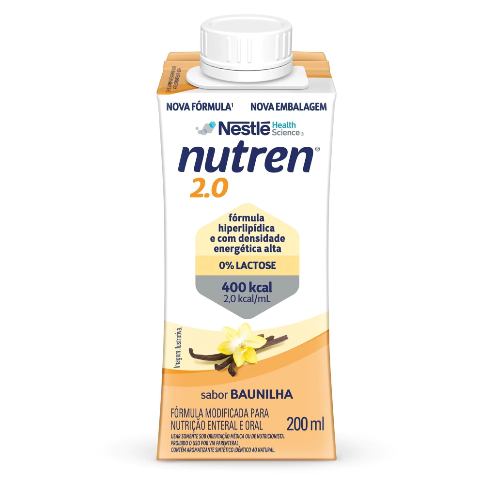 Nutrição Enteral E Oral Nutren 2.0 Baunilha 200Ml