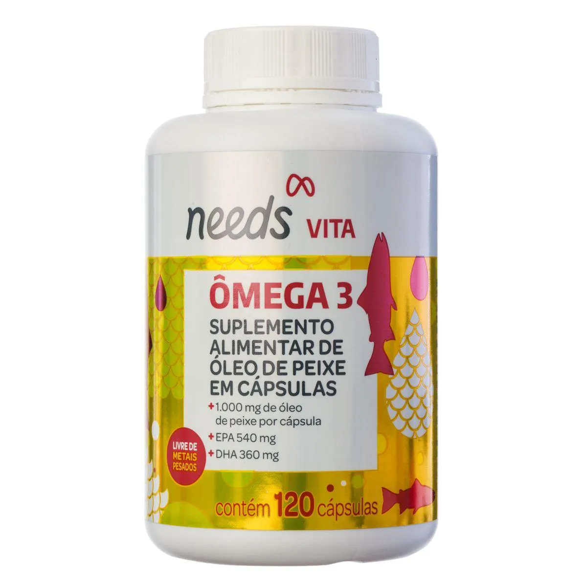 Ômega 3 Needs Vita 120 Cápsulas