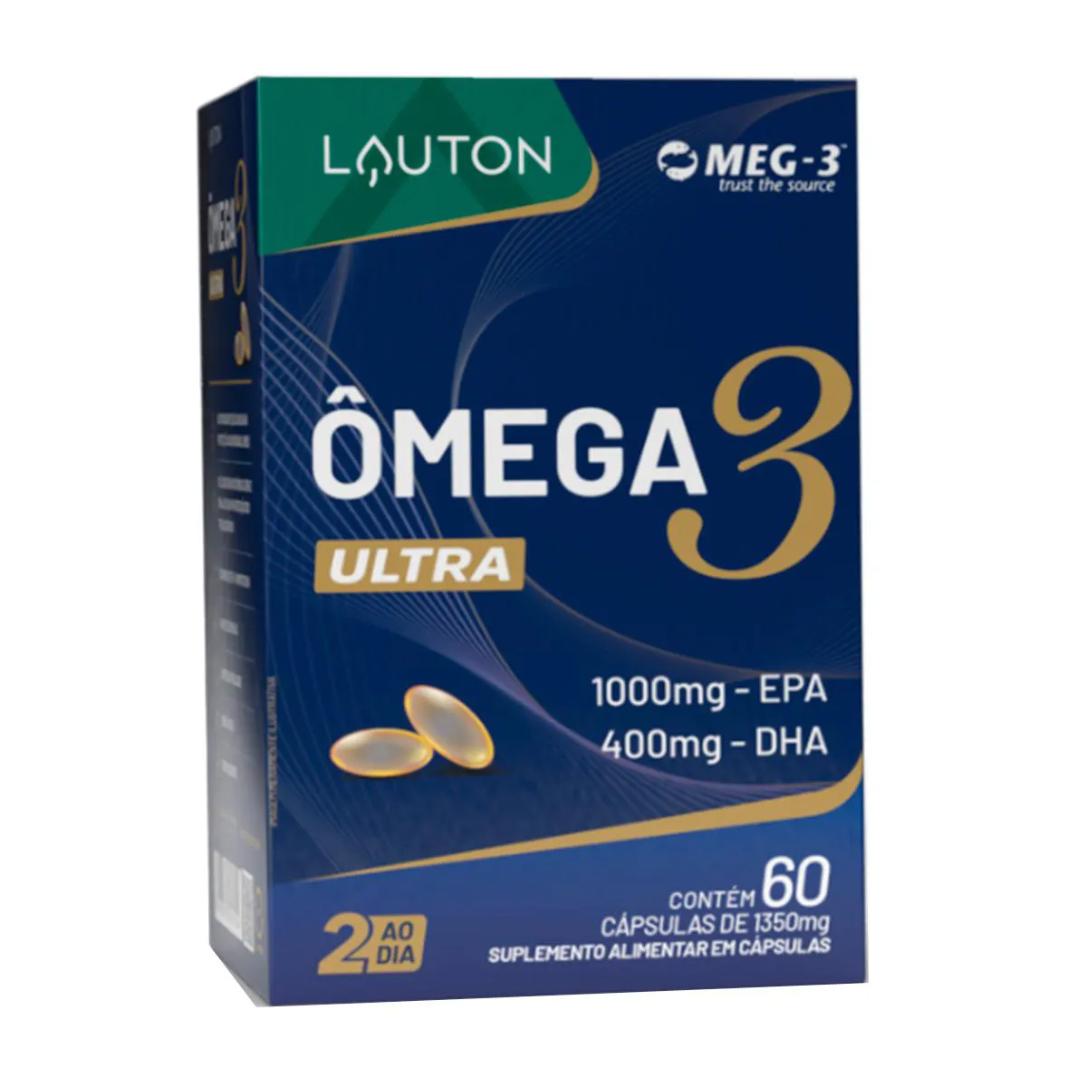 Ômega 3 Ultra Lauton 60 cápsulas