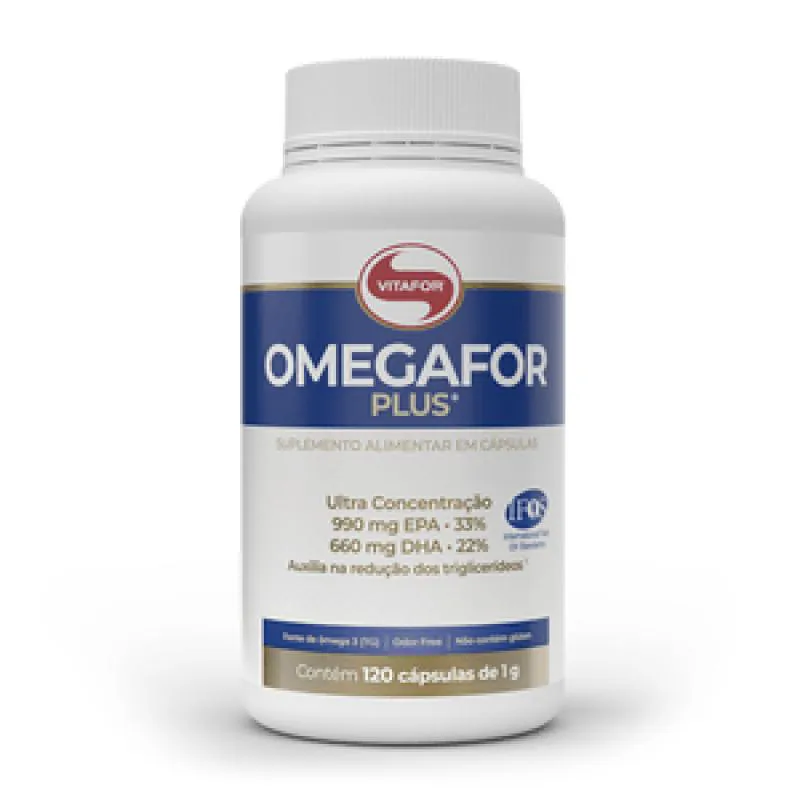 Ômegafor Plus Vitafor 120 Cápsulas