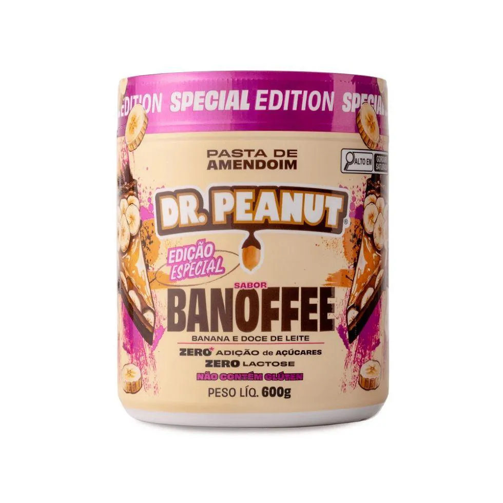 Pasta de Amendoim (600g) – Sabor: Banoffee