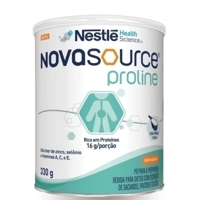 Pó Para O Preparo De Bebida Para Dietas Com Restrição De Sacarose, Frutose E Glicose Novasource Proline Sem Sabor 330G
