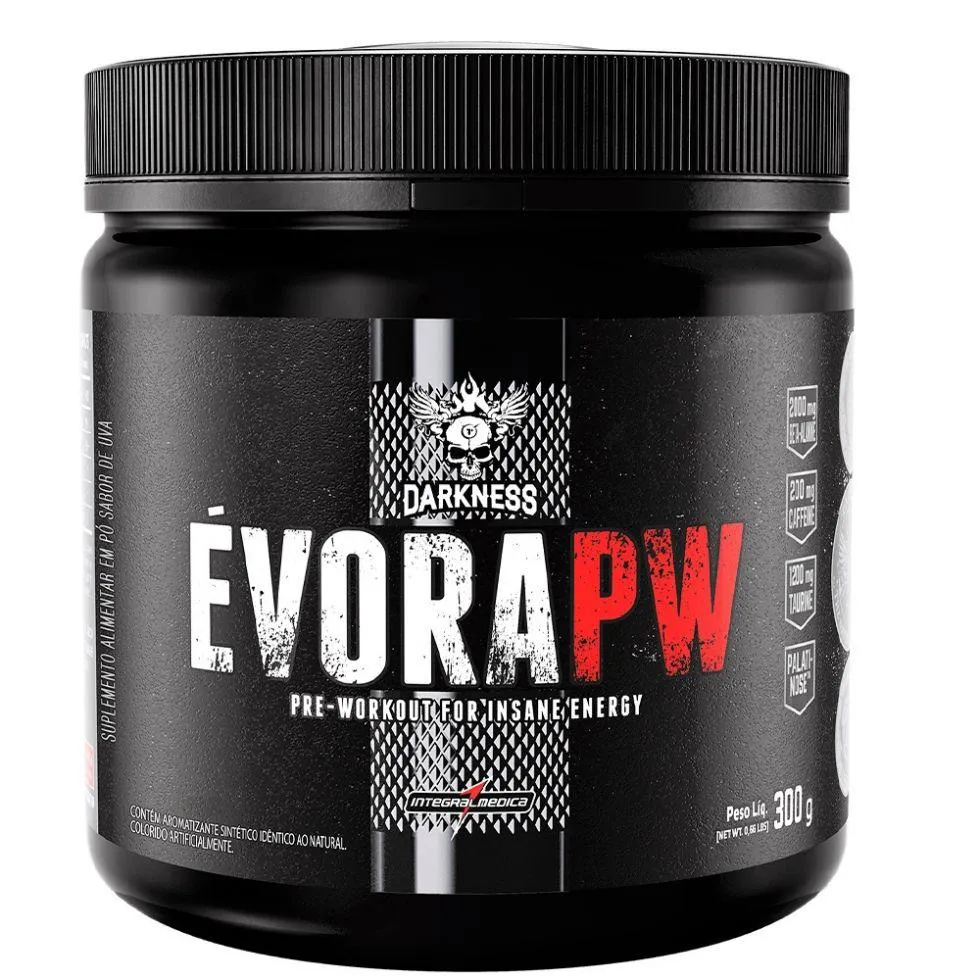 Pré-treino Integralmédica Évora Pw Darkness Frutas Amarelas 300g