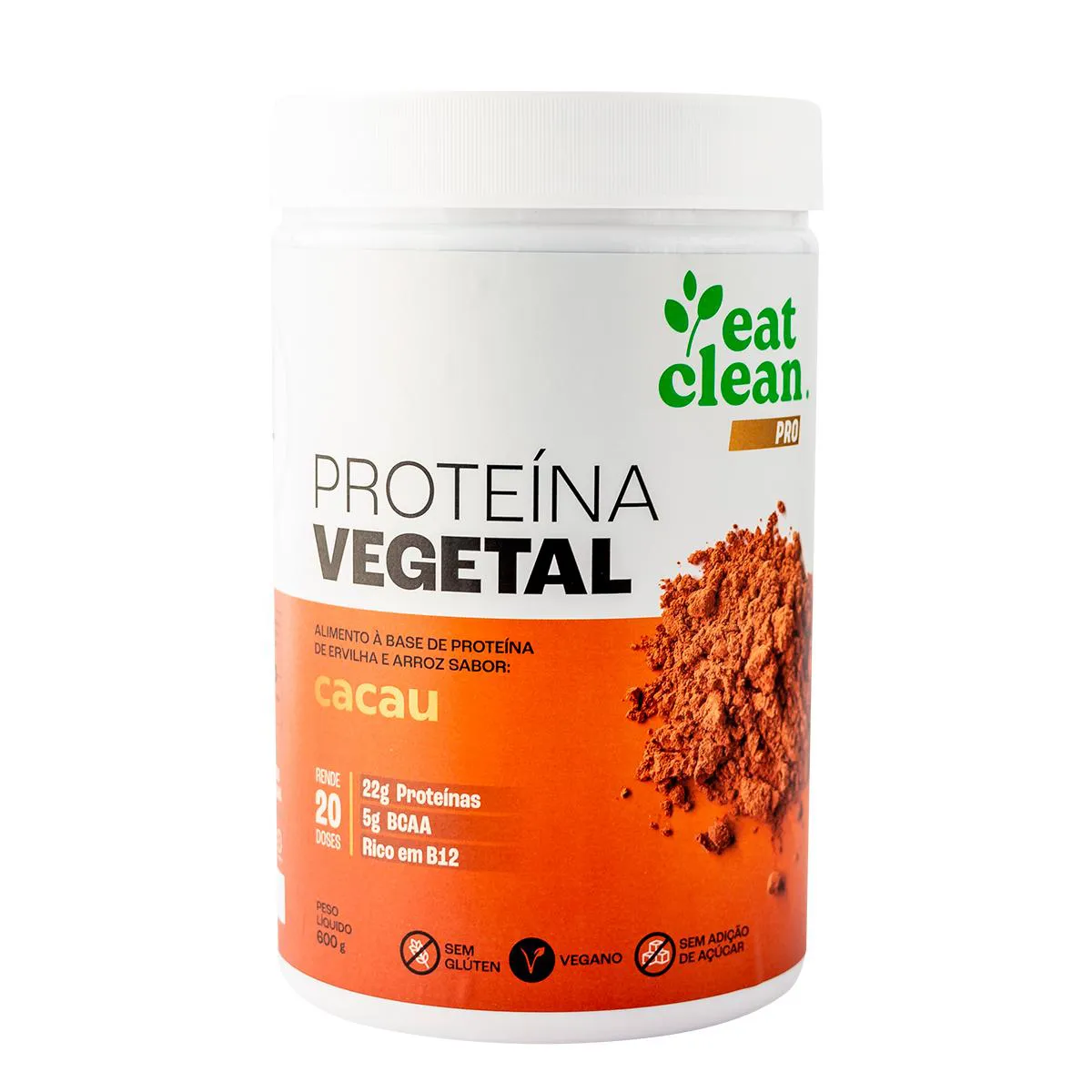 Proteína Vegetal Eat Clean Pro Cacau 600g