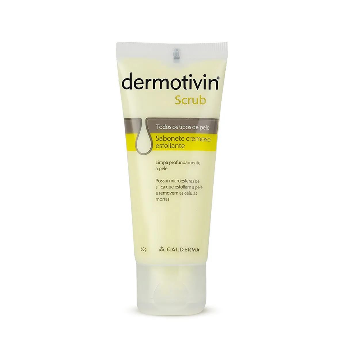 Sabonete Líquido Cremoso Esfoliante Dermotivin Scrub com 60g