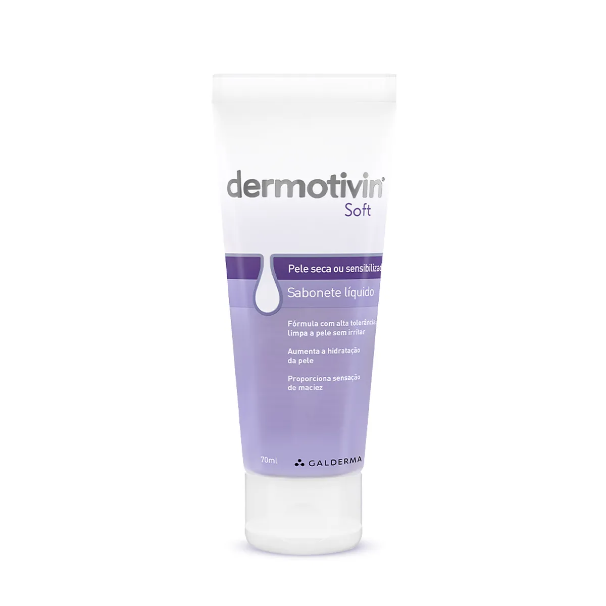 Sabonete Líquido Facial Dermotivin Soft Pele Seca ou Sensibilizada 70ml