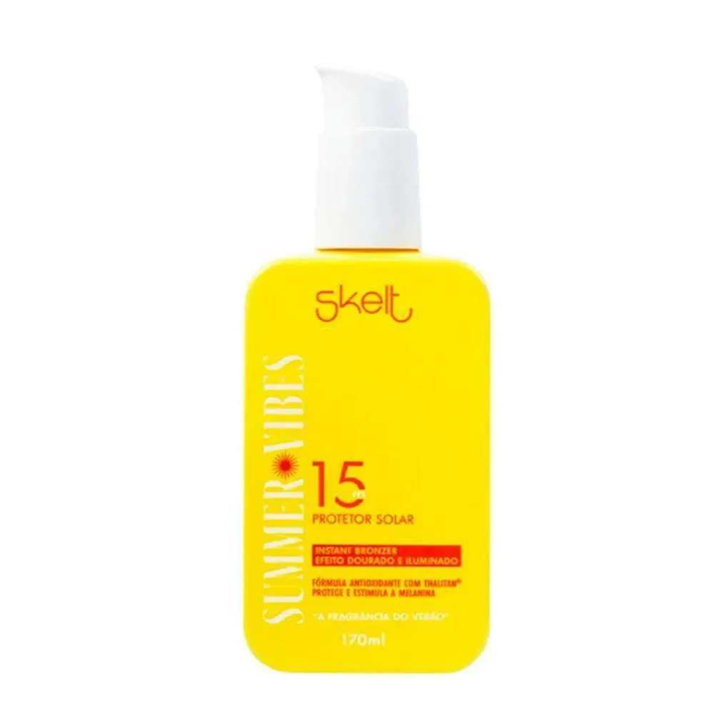 Skelt com Instant Bronzer Fps 15 – Protetor Solar 170Ml