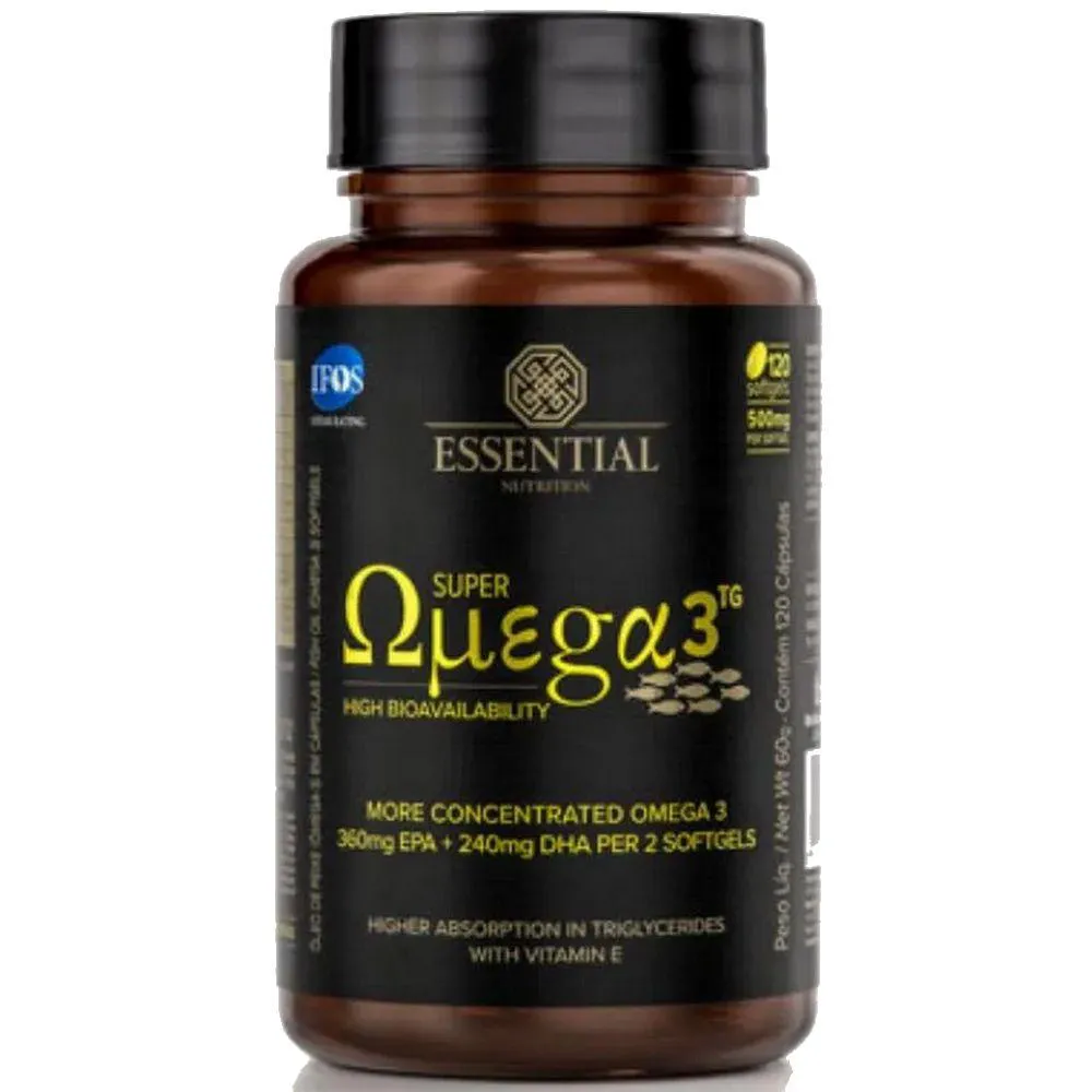 Super Omega 3 Tg 500mg – 120 Capsulas – Essential Nutrition