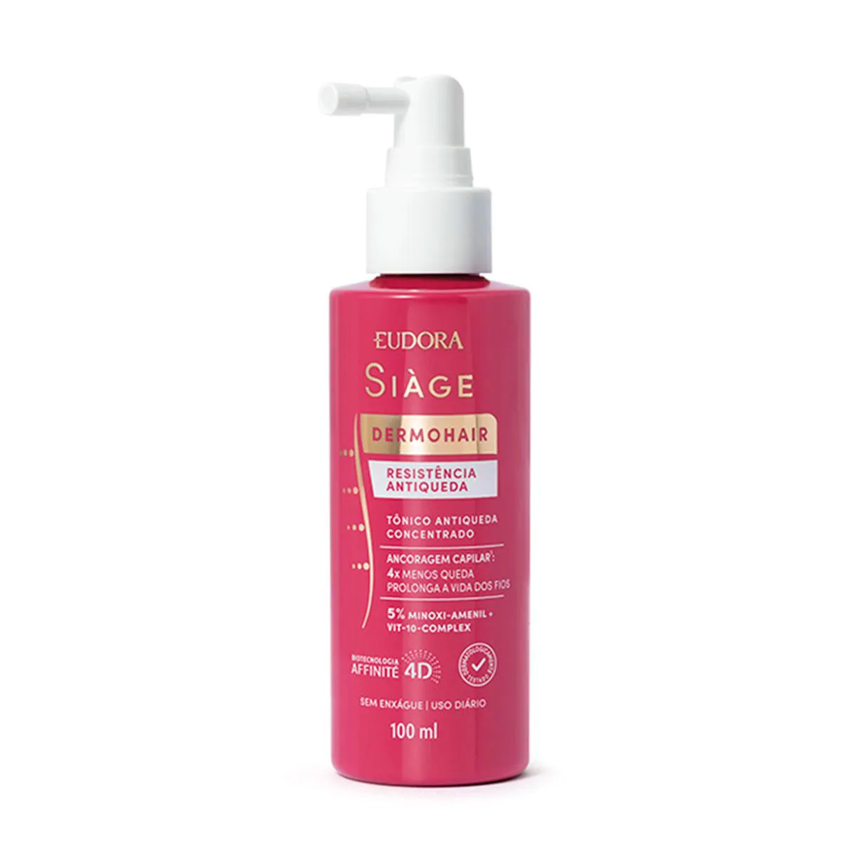 Tônico Antiqueda Concentrado Siàge DermoHair Resistência Antiqueda 100ml