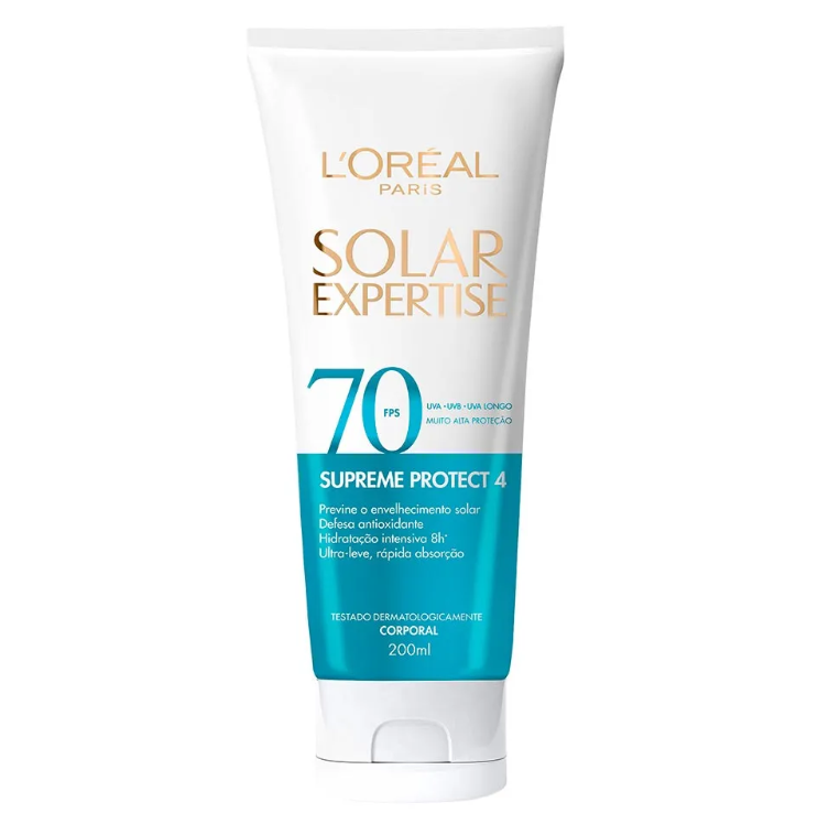 Protetor Solar Corporal L’Oréal Paris Solar Expertise Supreme Protect 4 FPS70 200ml