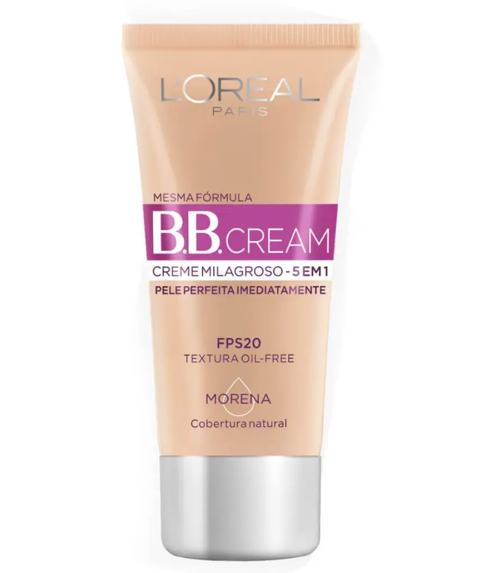 Base BB Cream L’Oréal Paris 5 em 1 Dermo Expertise Cor Morena FPS 20 30ml