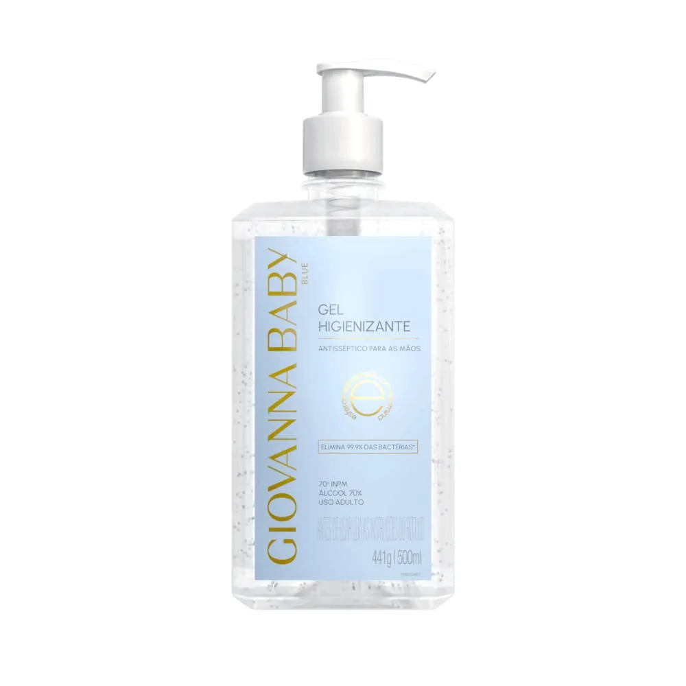 Álcool Em Gel Higienizante Giovanna Baby Blue 500ml