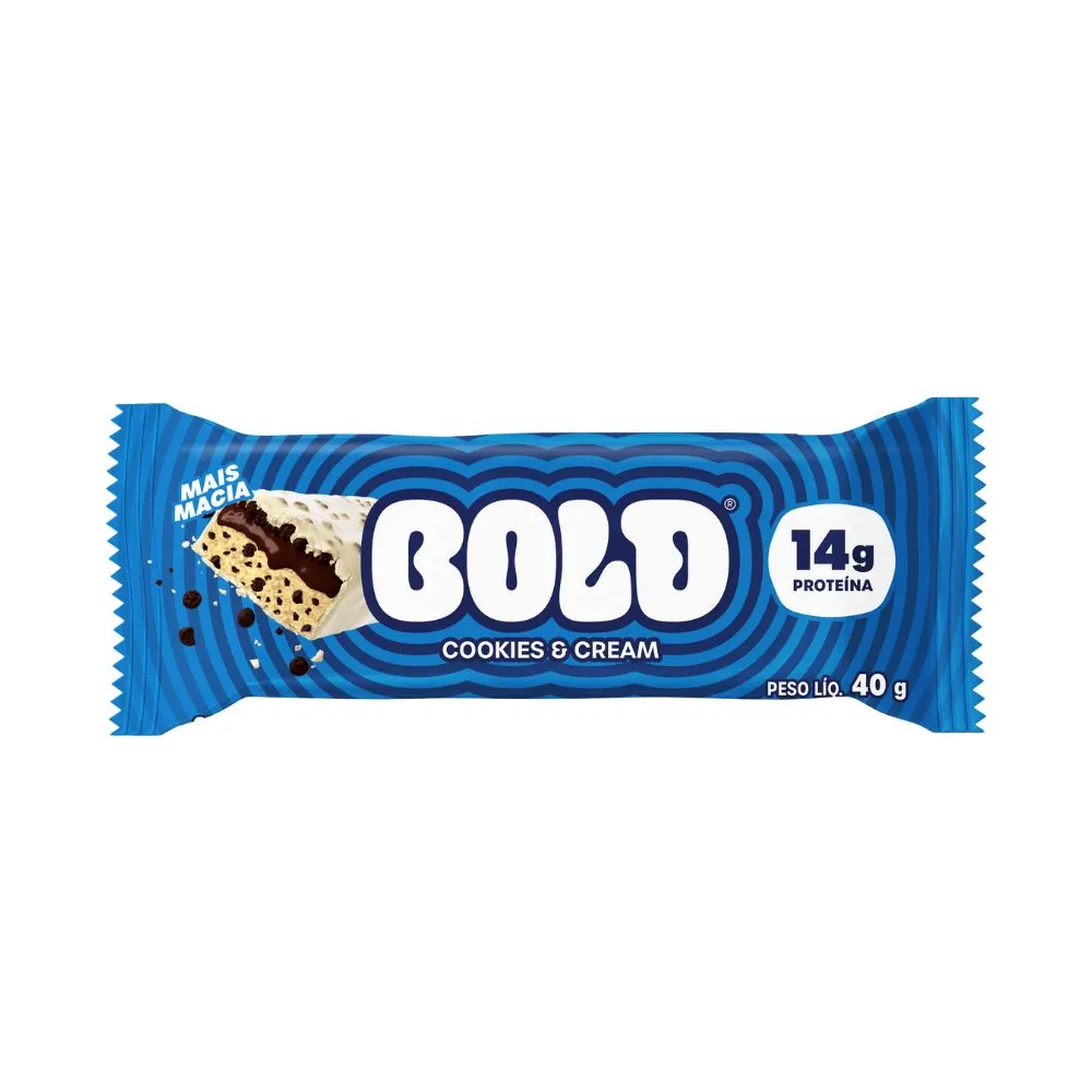Barra De Proteina Bold Cookies E Cream 40gr