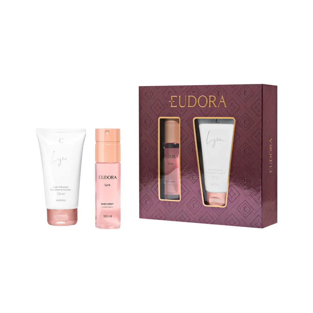 Body Splash Eudora Lyra 100ml + Hidratante 150ml