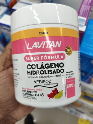 Colágeno Hidrosilado Lavitan Morango 300g