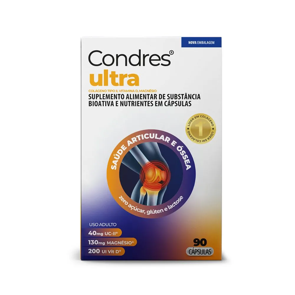 Colágeno Tipo 2 Condres Ultra 90 Cápsulas