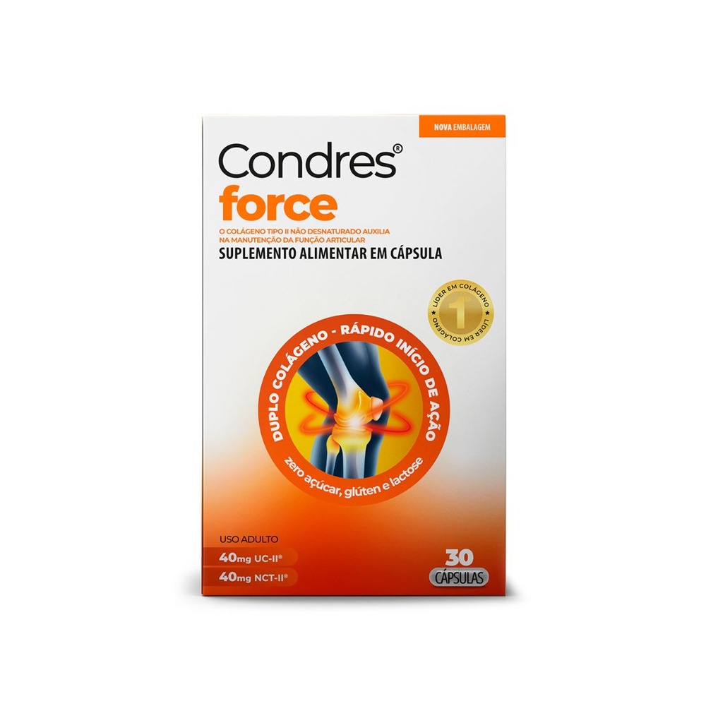 Colágeno Uc-ii + Nct-ii Condres Force 30 Cápsulas