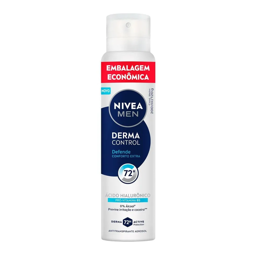 Desodorante Nivea Men Derma Control Defende Aerosol 200ml