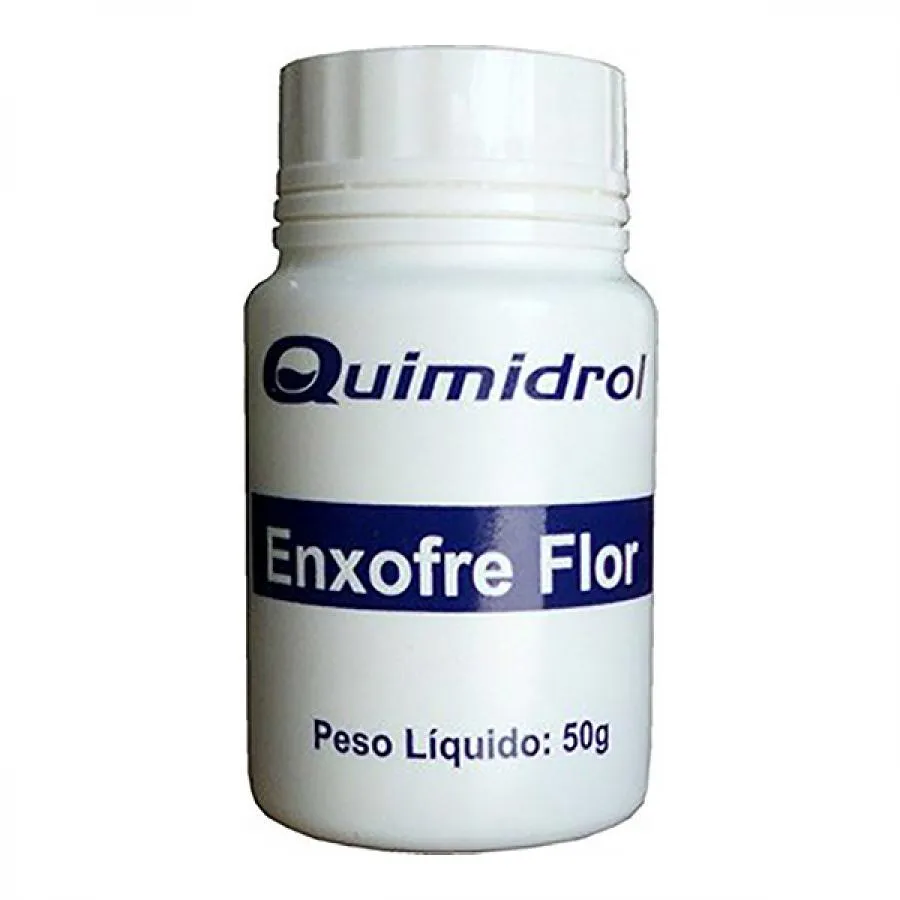 Enxofre Flor Quimidrol 50g
