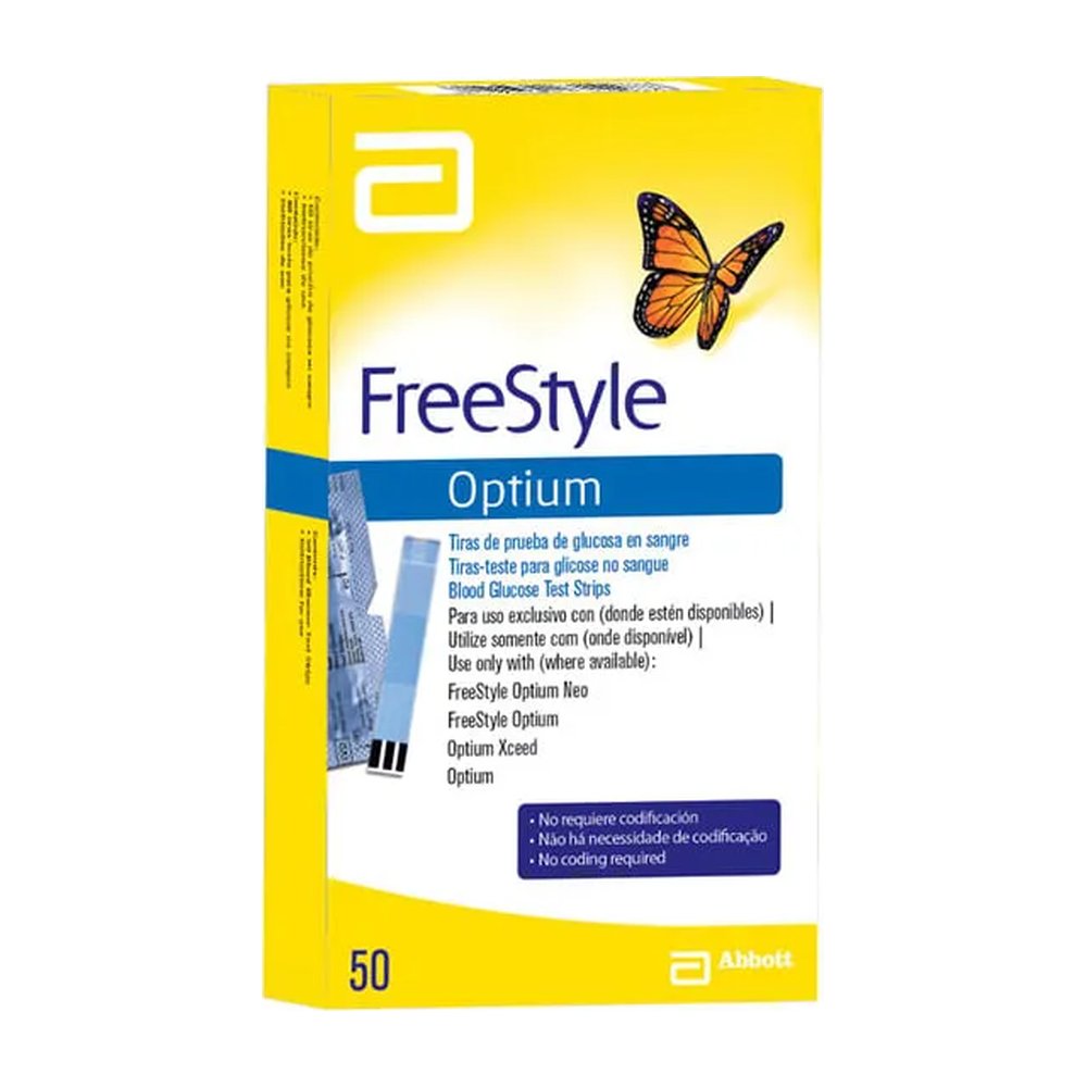 Freestyle Optium Com 50 Tiras Teste