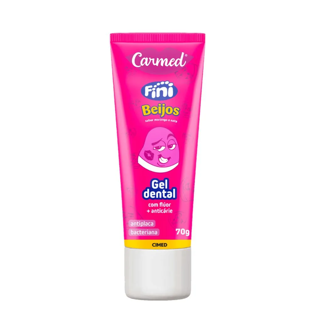 Gel Dental Carmed Fini 70gr Beijos