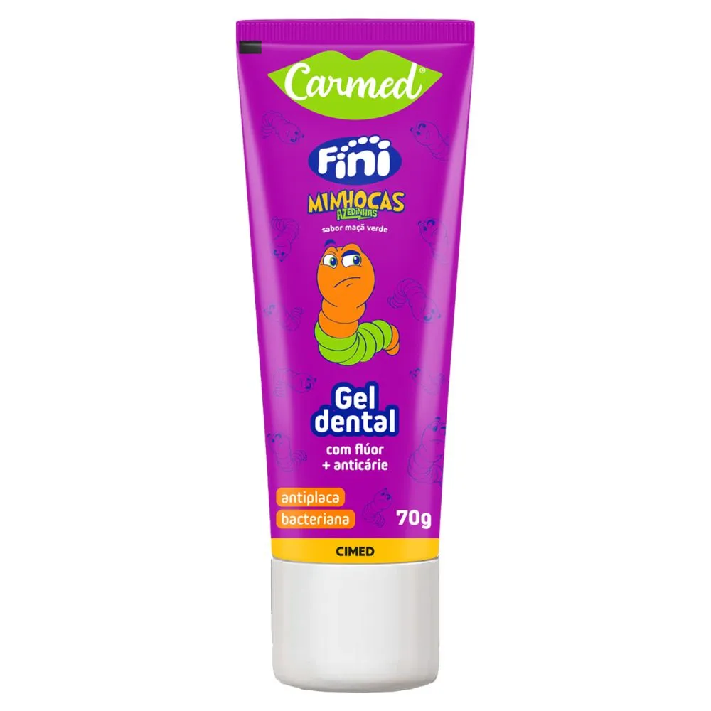 Gel Dental Carmed Minhocas Fini 70gr