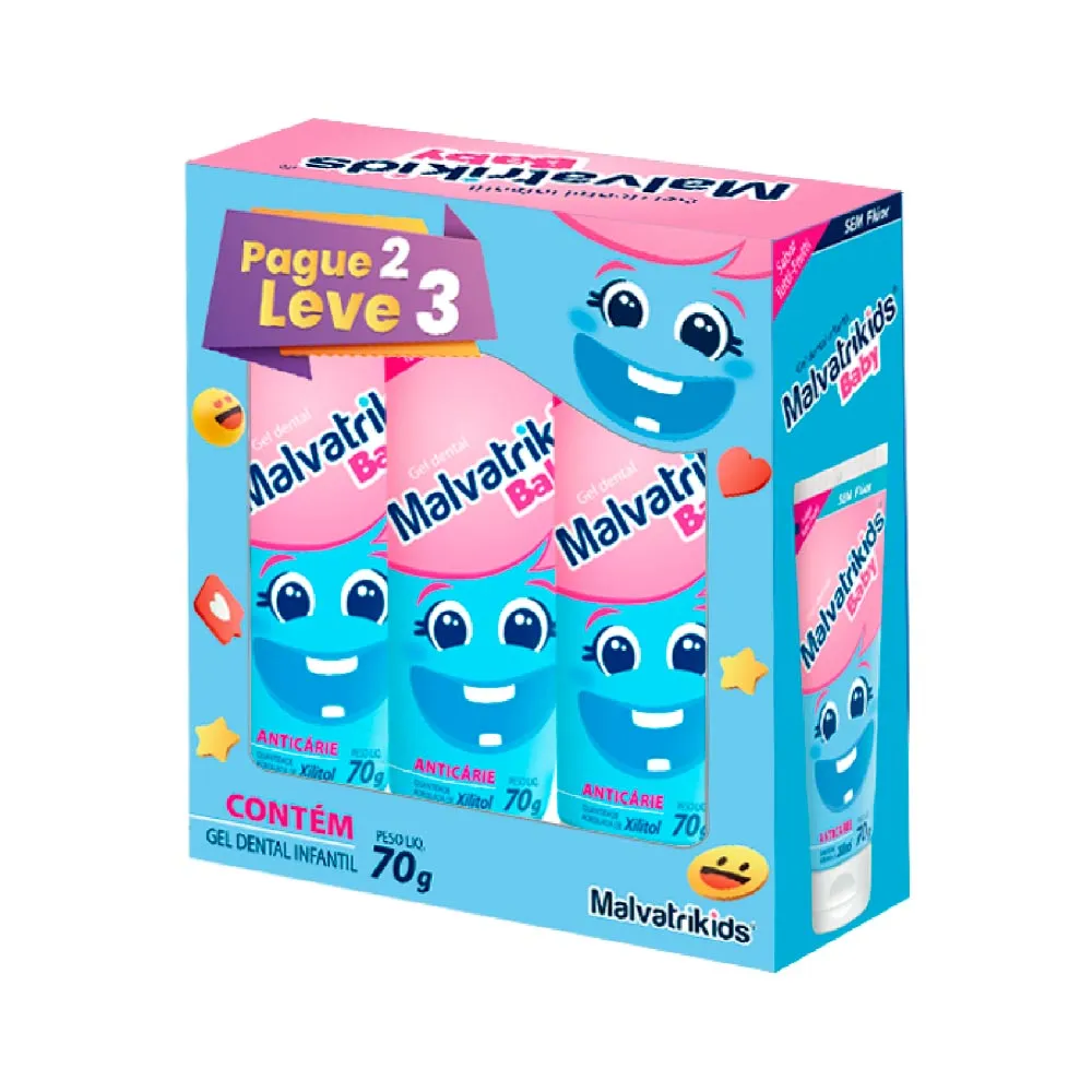 Gel Dental Malvatrikids 70gr 3 Baby