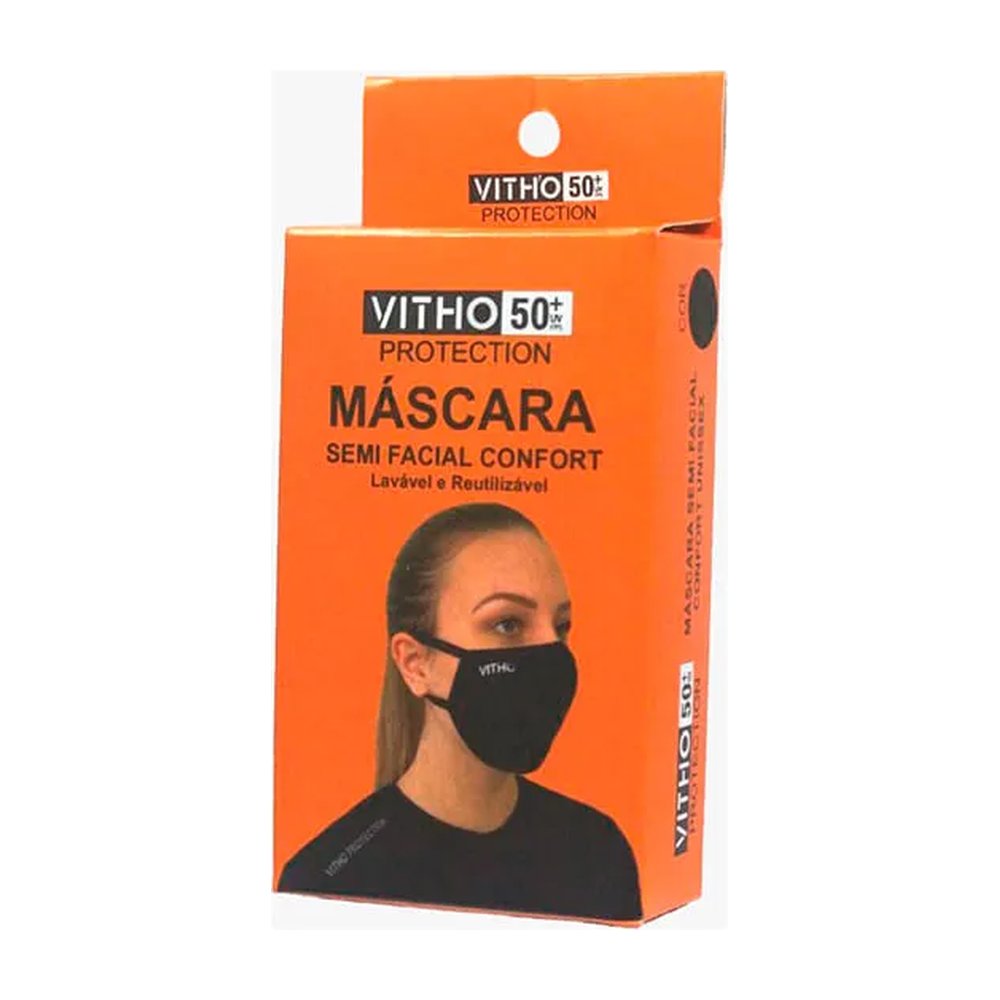Mascara Confort Com Protecao Uv50 Preto 1 Unidade