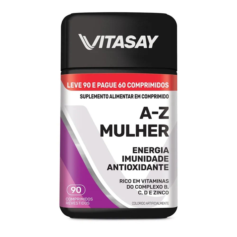 Multivitamínico Vitasay A-z Mulher 90 Comprimidos