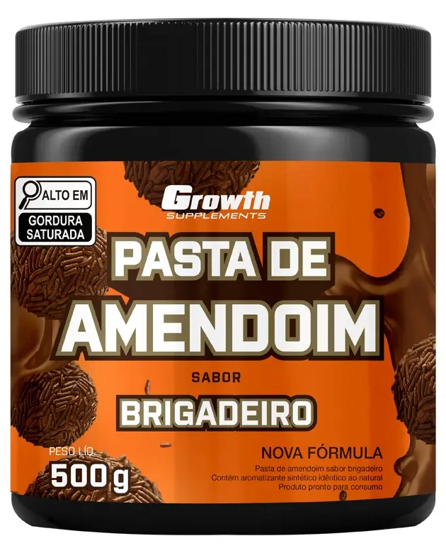 Pasta De Amendoim Sabor Brigadeiro 500g