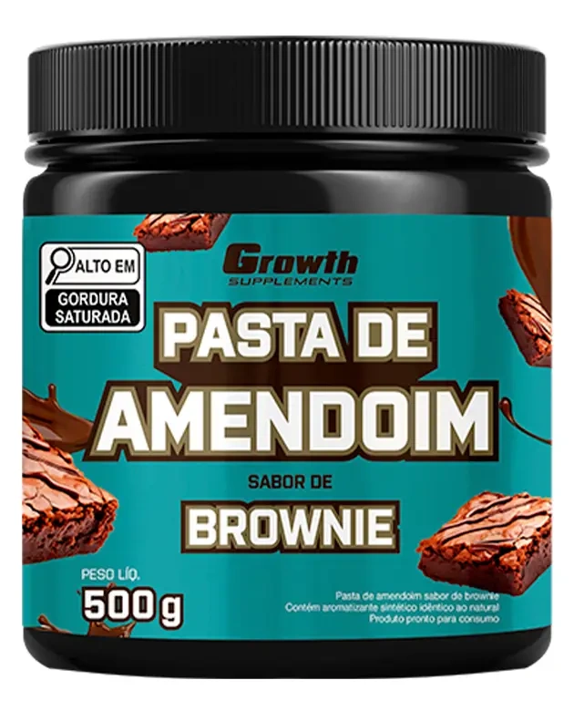 Pasta De Amendoim Sabor Brownie 500g
