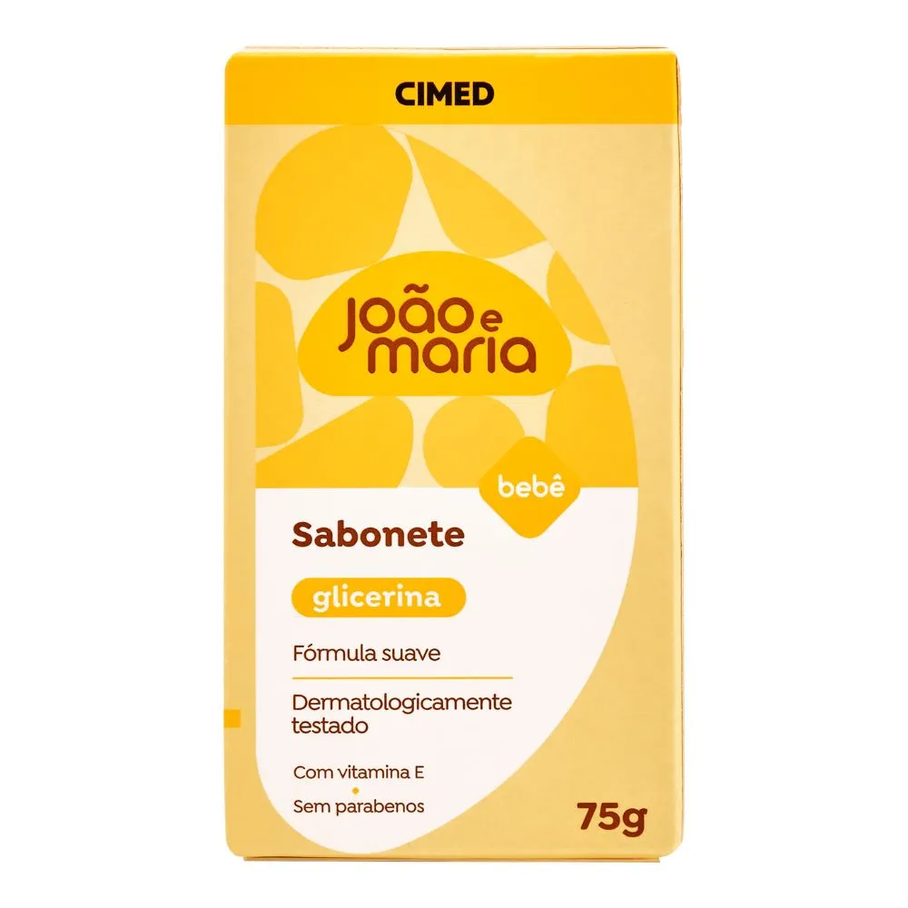 Sabonete Em Barra João E Maria Bebê Glicerina 75g