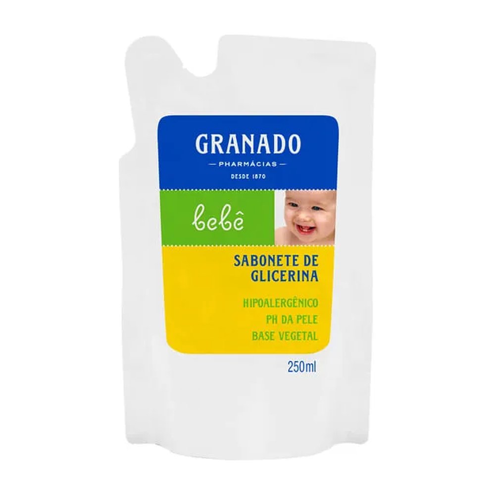 Sabonete Líquido Granado Bebê 250ml Refil