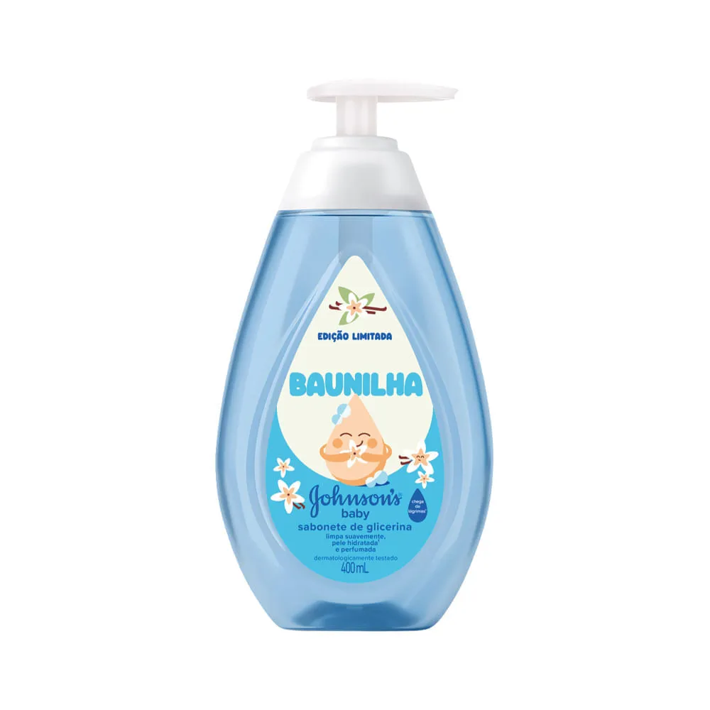 Sabonete Liquido Johnson ́s Baby Baunilha Com Glicerina 400ml