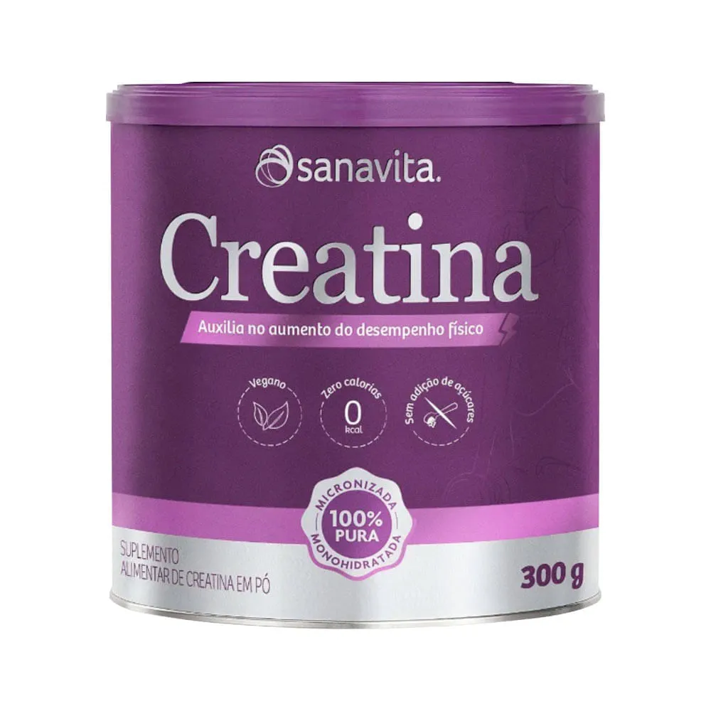 Sanavita Creatina 100% Pura Monohidratada 300g