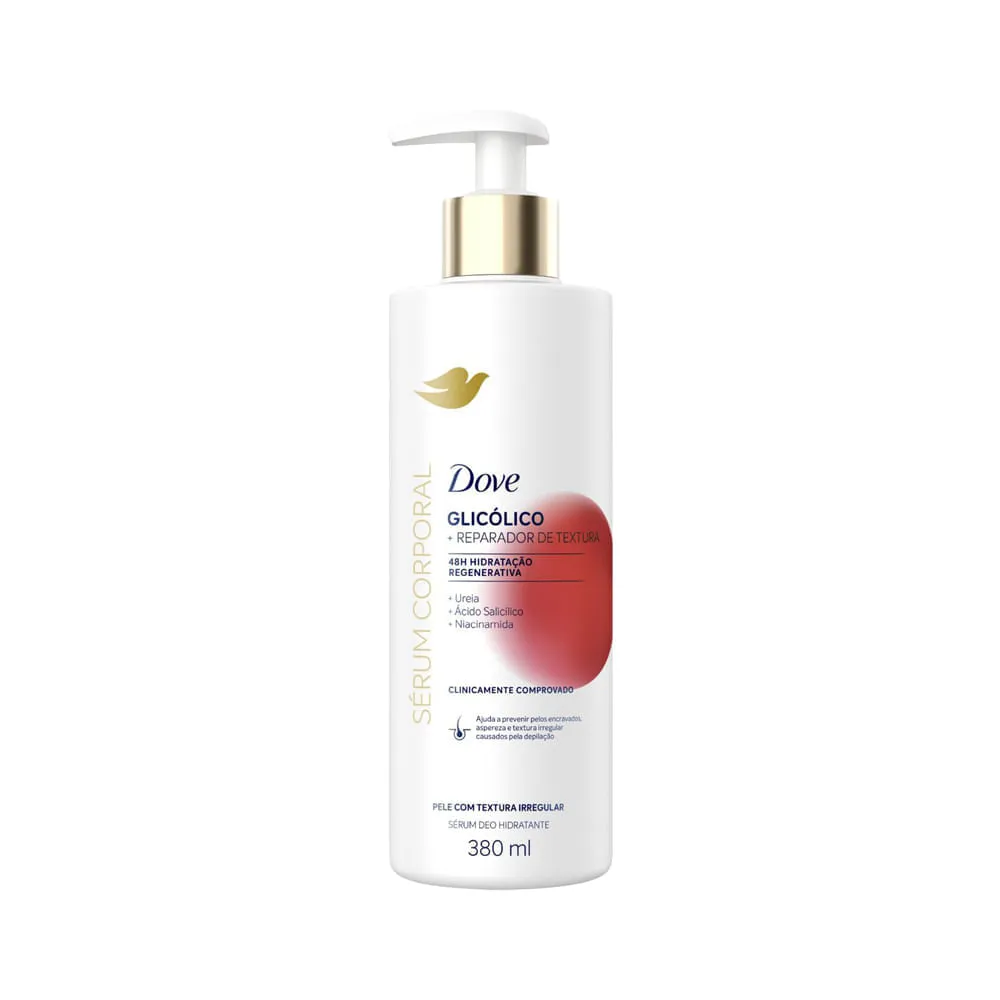 Sérum Deo Hidratante Dove Glicólico + Reparador De Textura 380ml