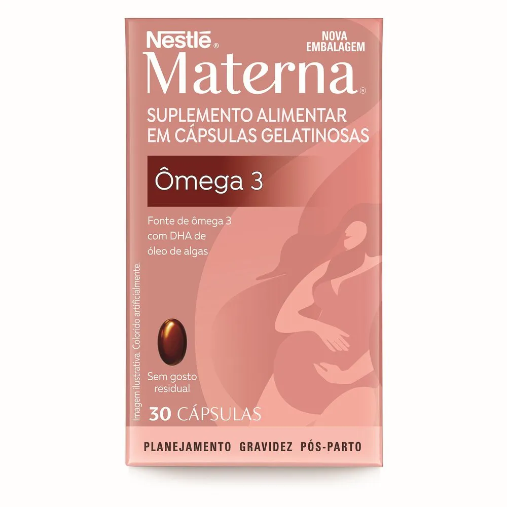 Suplemento Alimentar Materna Ômega 3 30 Cápsulas