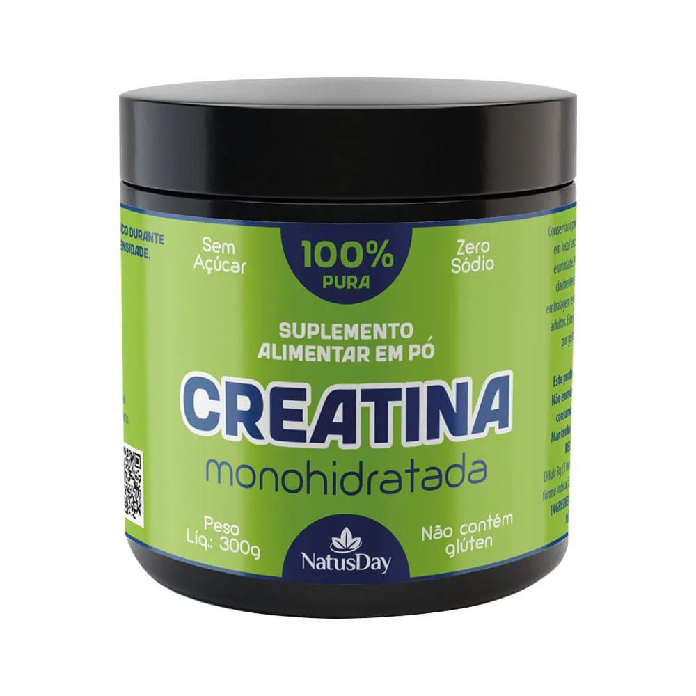 Suplemento Alimentar Natusday Creatina Monohidratada 300gr