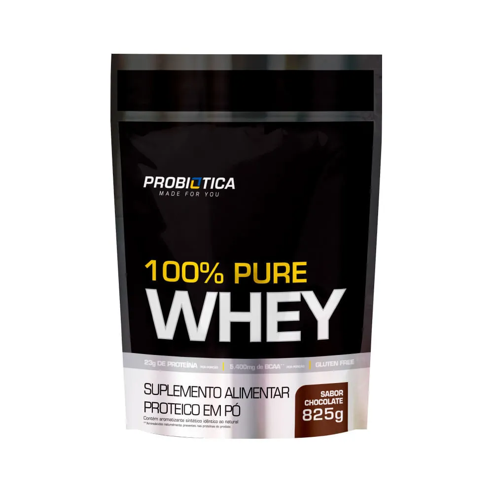 Suplemento Probiotica 100% Pure Whey 825gr Chocolate